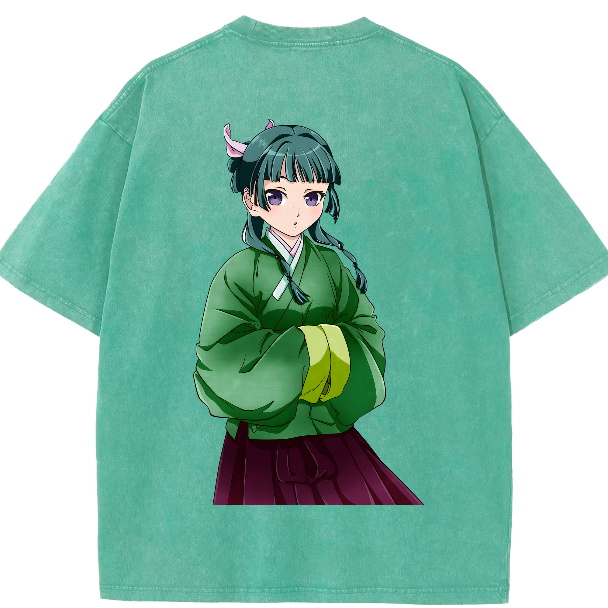 （画像用） 薬屋のひとりごと The Apothecary Diaries 綿100% ヴィンテージ風 半袖Tシャツ（背面プリント）